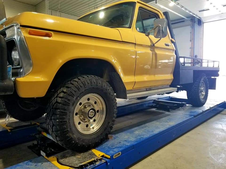 auto repair shop wyoming old truck